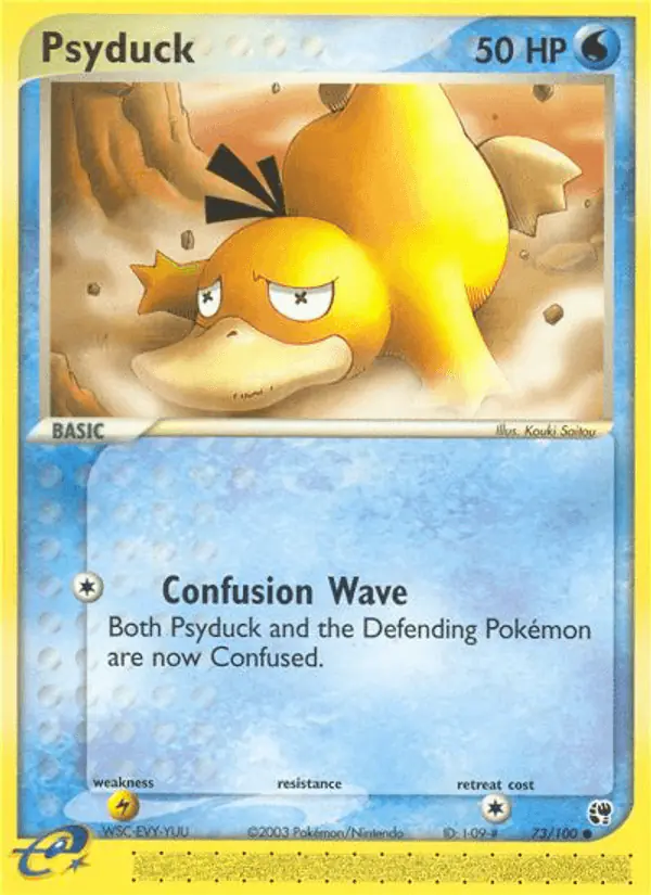 Carta Psyduck 73/100 de Sandstorm