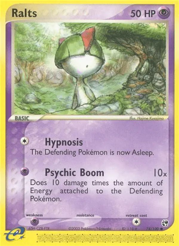 Carta Ralts 74/100 de Sandstorm