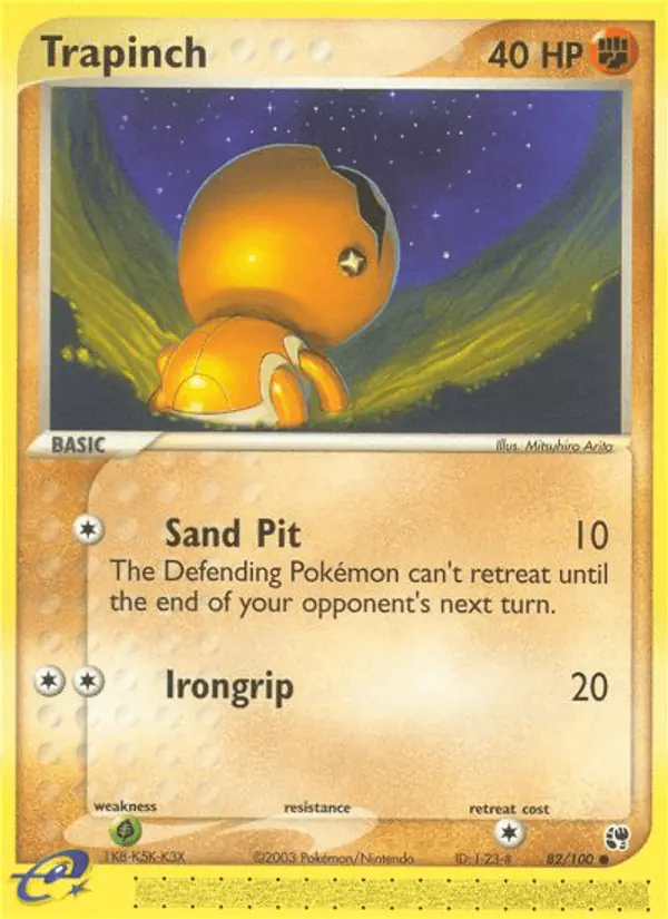Carta Trapinch 82/100 de Sandstorm