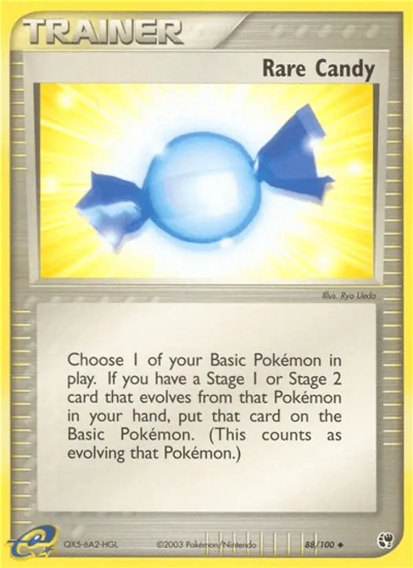 Carta Rare Candy 88/100 de Sandstorm
