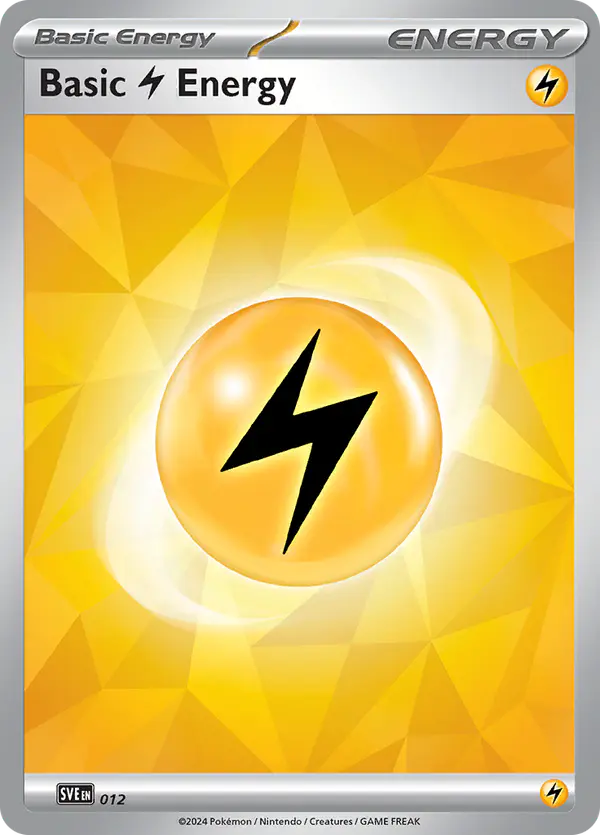 Carta Lightning Energy 012/024 de Scarlet & Violet Energy