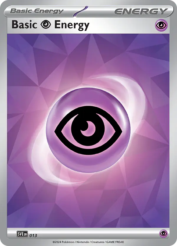 Carta Psychic Energy 013/024 de Scarlet & Violet Energy