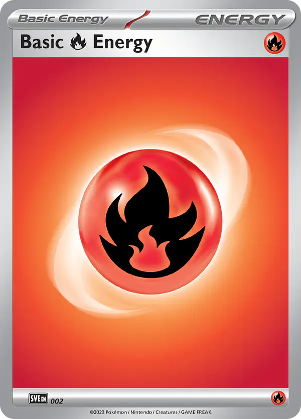 Carta Fire Energy 002/024 de Scarlet & Violet Energy