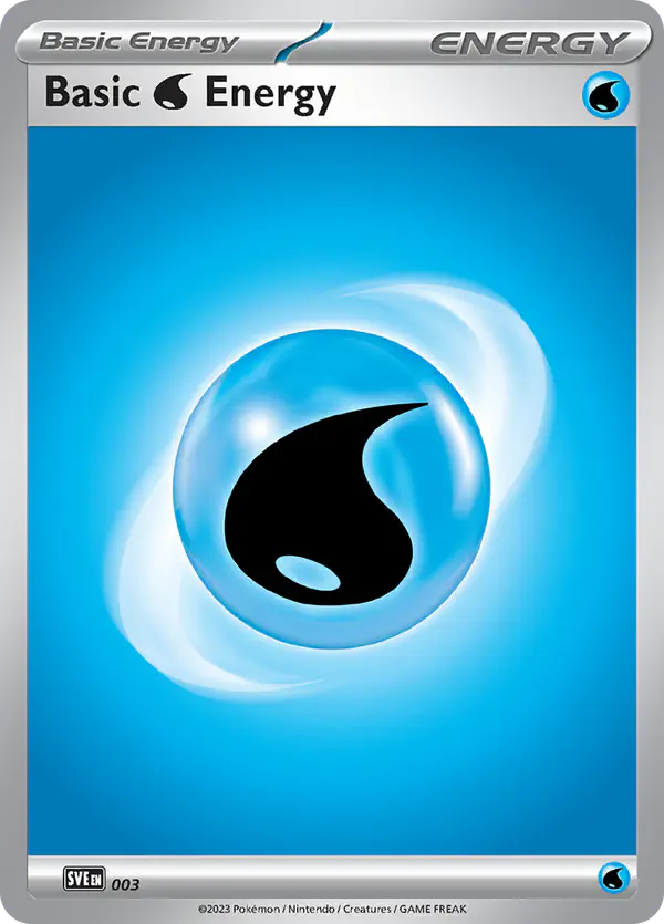 Carta Water Energy 003/024 de Scarlet & Violet Energy