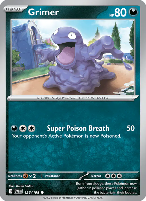Carta Grimer 126/198 de Scarlet & Violet
