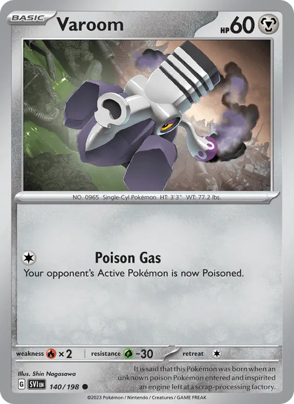 Carta Varoom 140/198 de Scarlet & Violet
