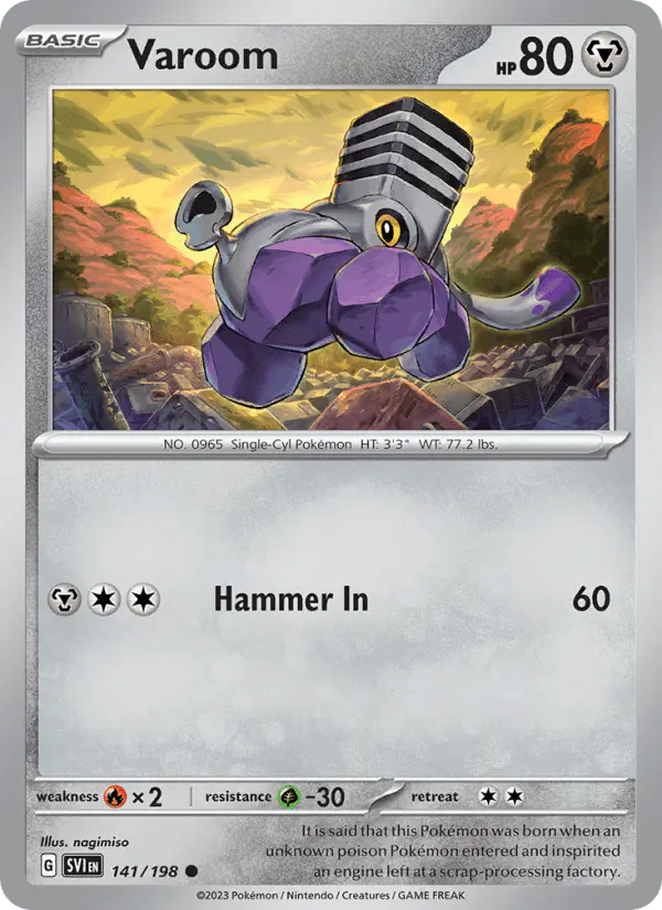 Carta Varoom 141/198 de Scarlet & Violet