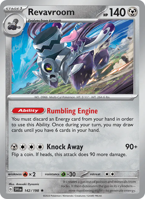 Carta Revavroom 142/198 de Scarlet & Violet