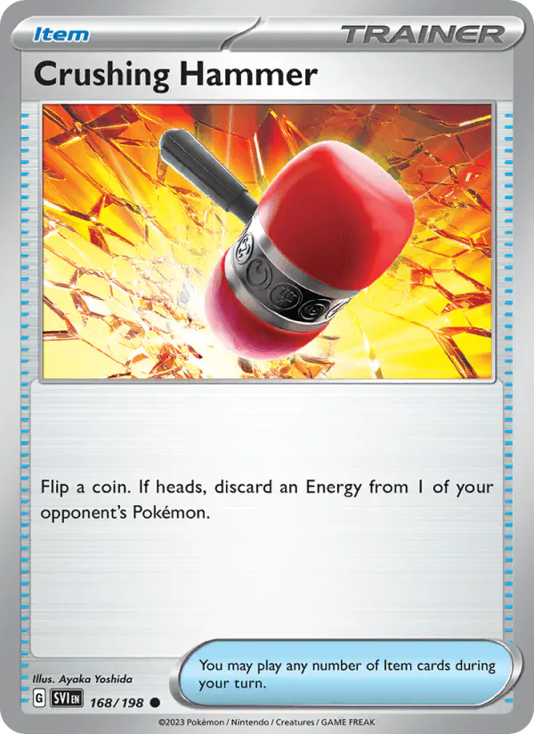 Carta Crushing Hammer 168/198 de Scarlet & Violet
