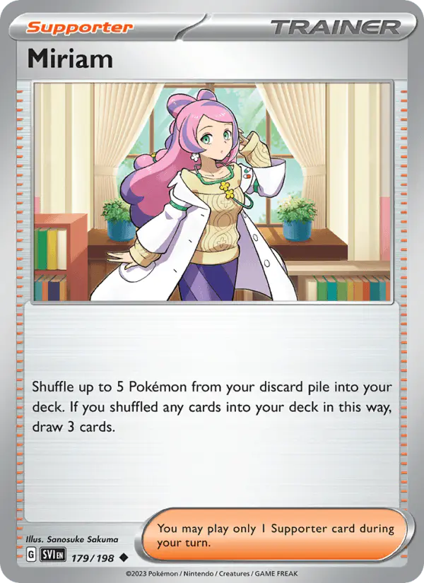 Carta Miriam 179/198 de Scarlet & Violet