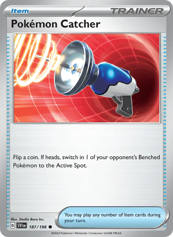 Carta Pokémon Catcher 187/198 de Scarlet & Violet