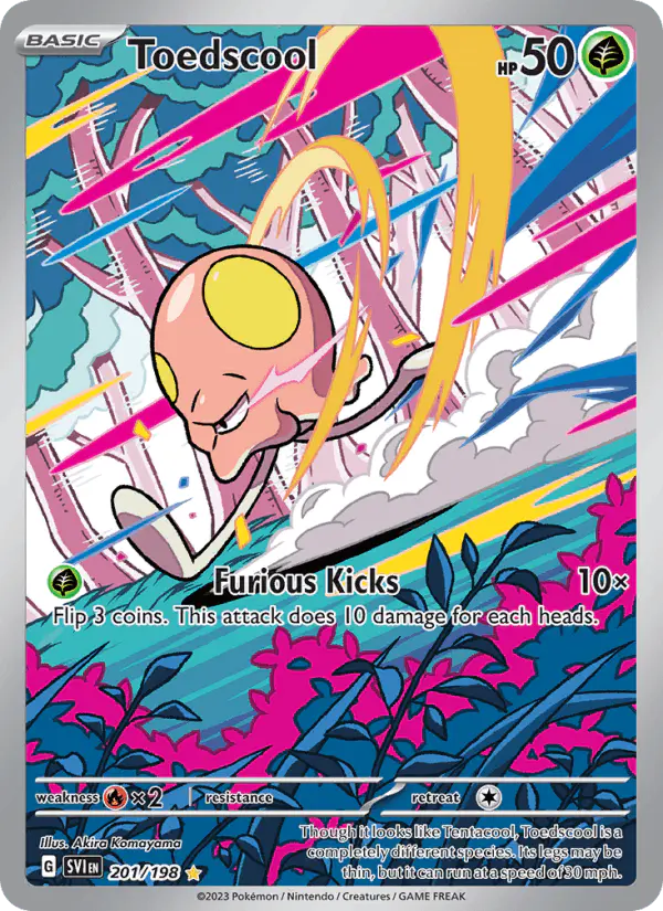 Carta Toedscool 201/198 de Scarlet & Violet