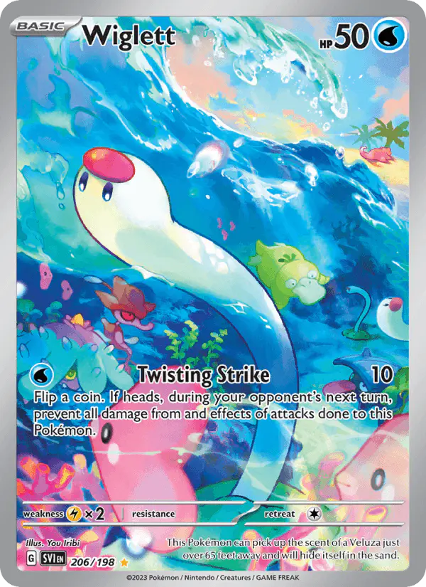 Carta Wiglett 206/198 de Scarlet & Violet