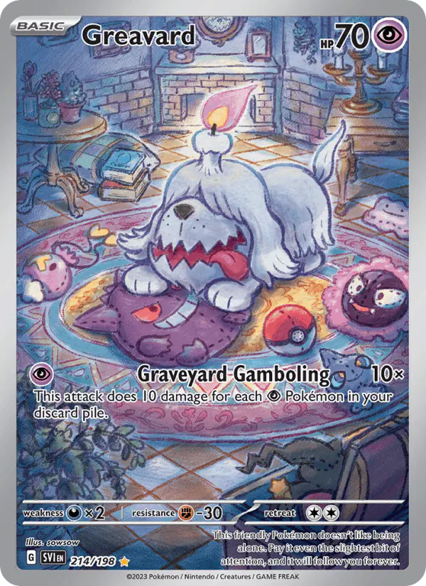 Carta Greavard 214/198 de Scarlet & Violet