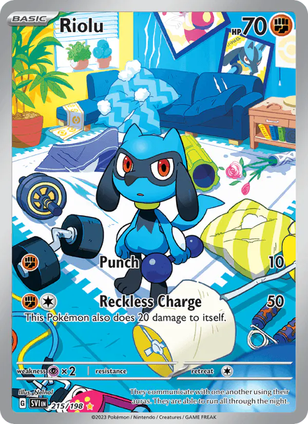 Carta Riolu 215/198 de Scarlet & Violet