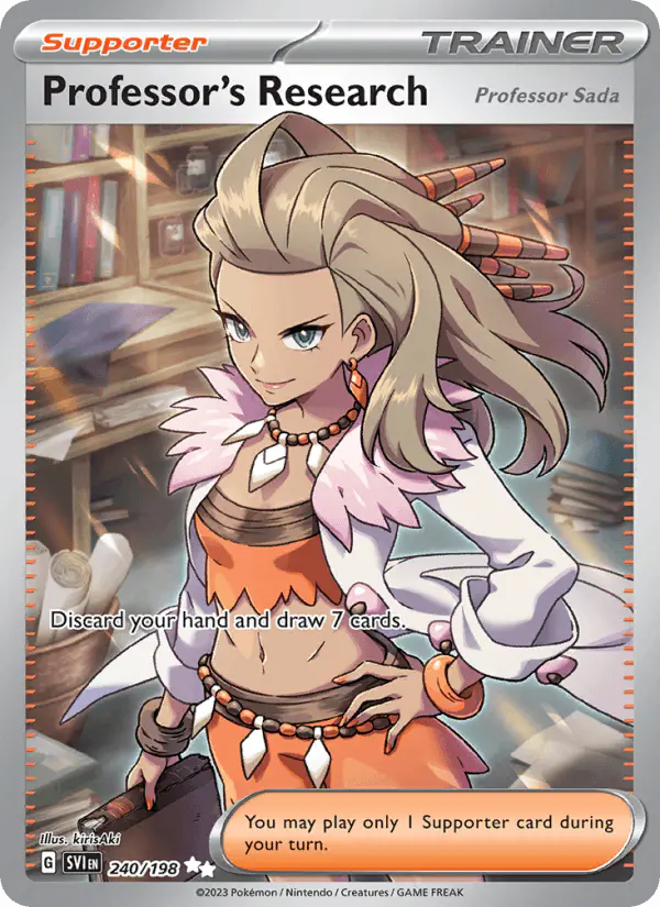 Carta Professor's Research 240/198 de Scarlet & Violet