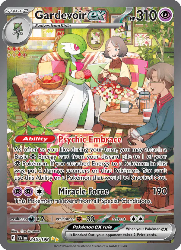 Carta Gardevoir ex 245/198 de Scarlet & Violet