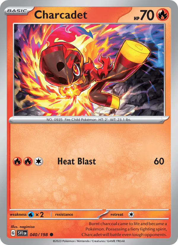Carta Charcadet 040/198 de Scarlet & Violet