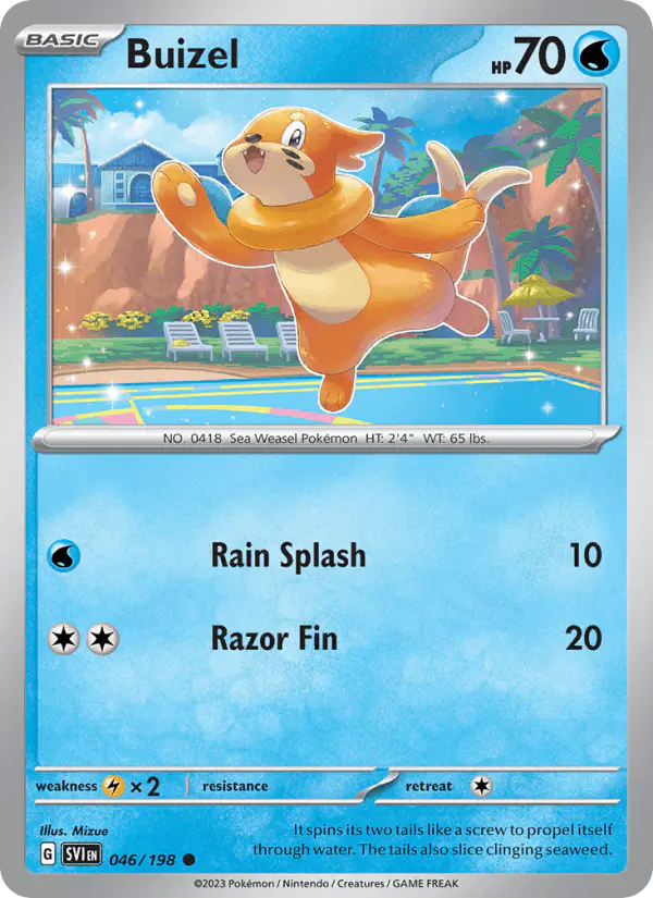 Carta Buizel 046/198 de Scarlet & Violet