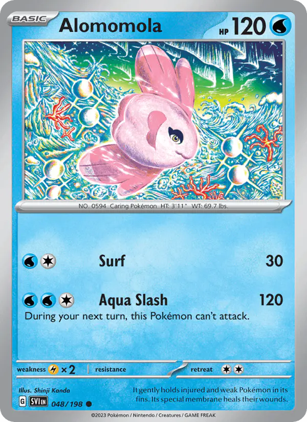 Carta Alomomola 048/198 de Scarlet & Violet