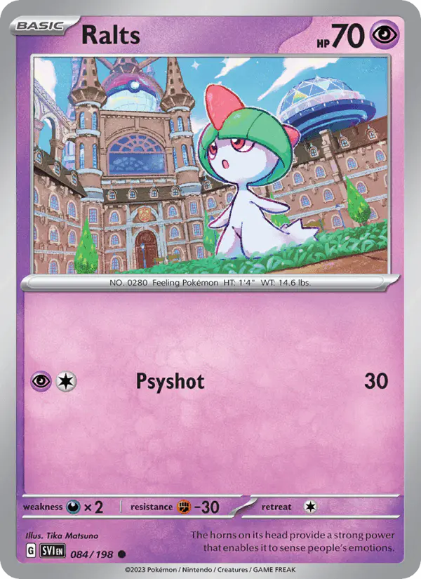 Carta Ralts 084/198 de Scarlet & Violet