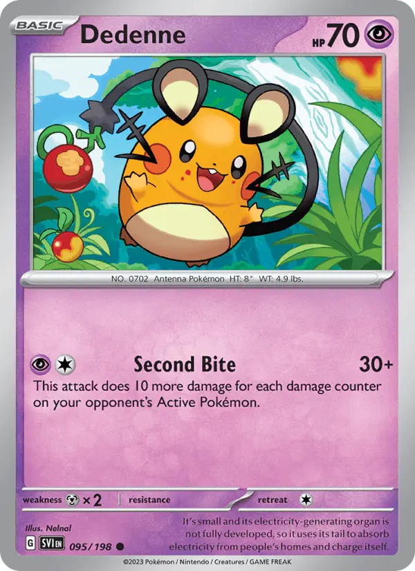 Carta Dedenne 095/198 de Scarlet & Violet