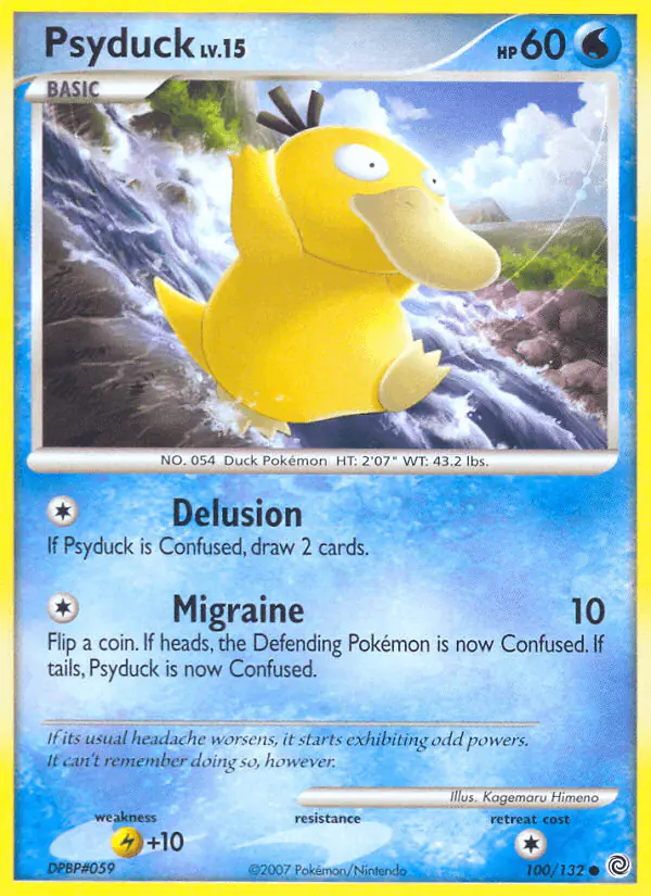 Carta Psyduck 100/132 de Secret Wonders