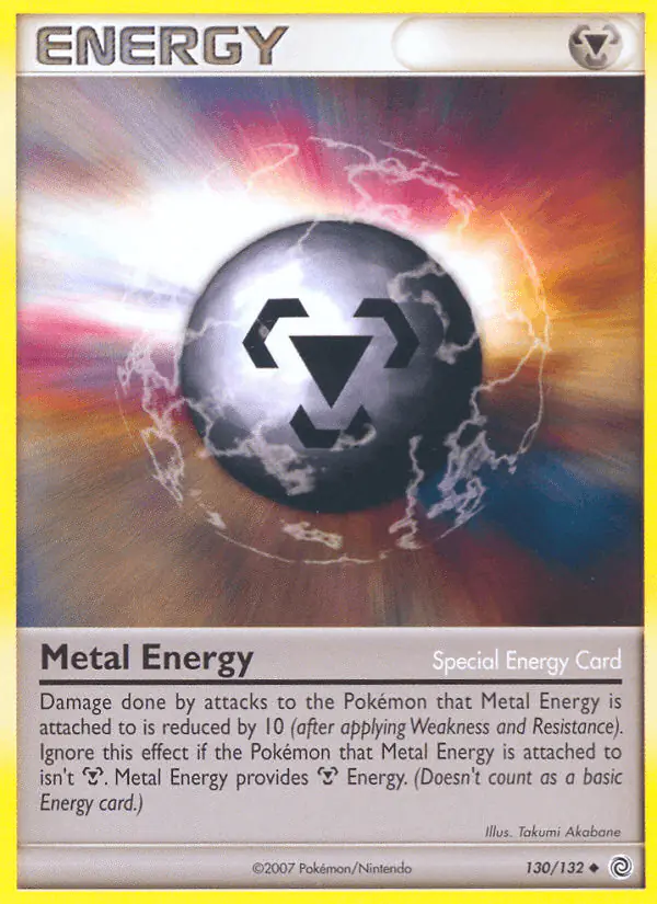 Carta Metal Energy 130/132 de Secret Wonders