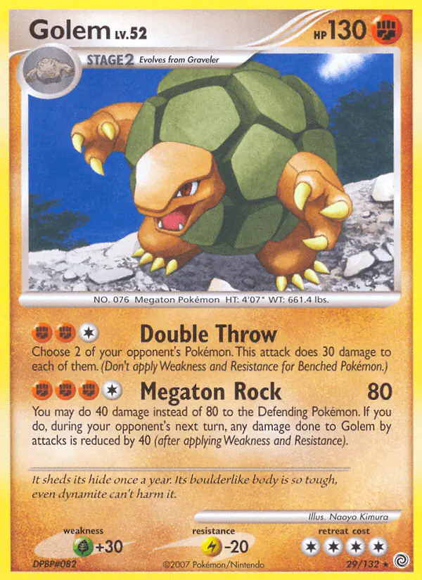 Carta Golem 29/132 de Secret Wonders
