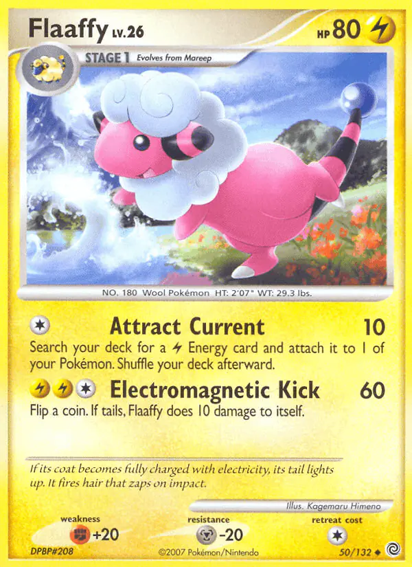 Carta Flaaffy 50/132 de Secret Wonders