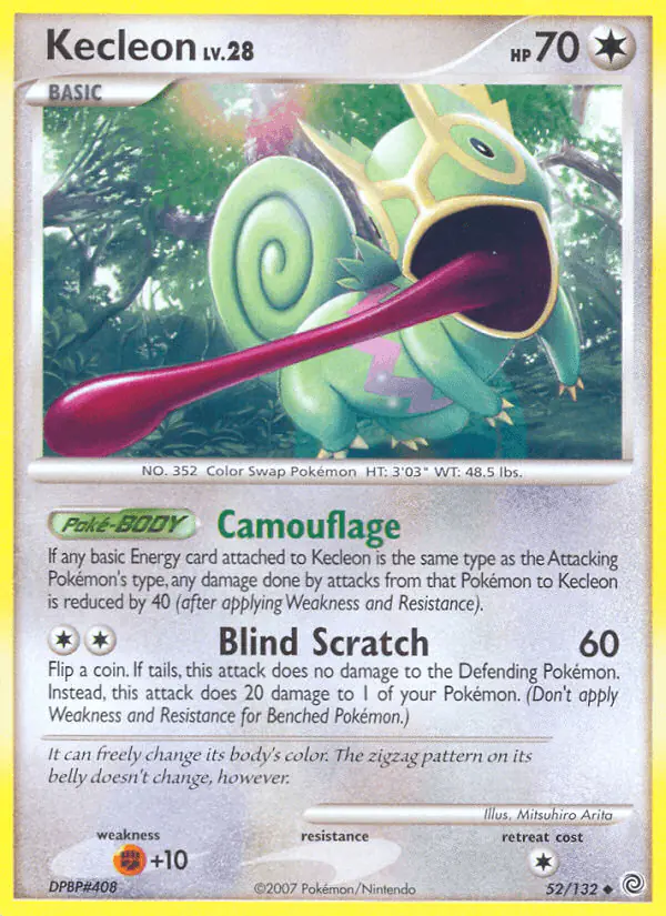 Carta Kecleon 52/132 de Secret Wonders