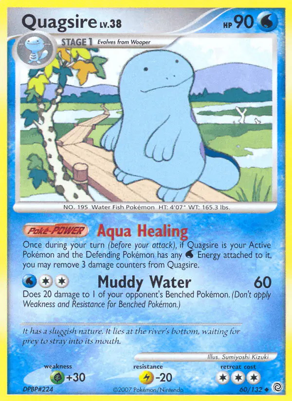 Carta Quagsire 60/132 de Secret Wonders