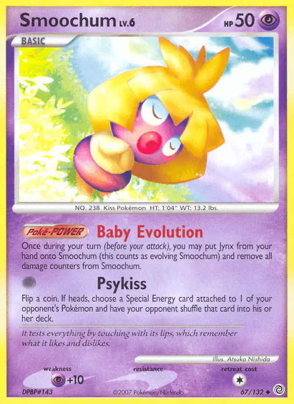 Carta Smoochum 67/132 de Secret Wonders