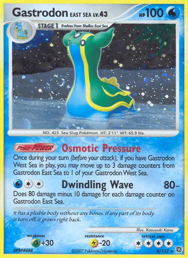 Carta Gastrodon East Sea 8/132 de Secret Wonders