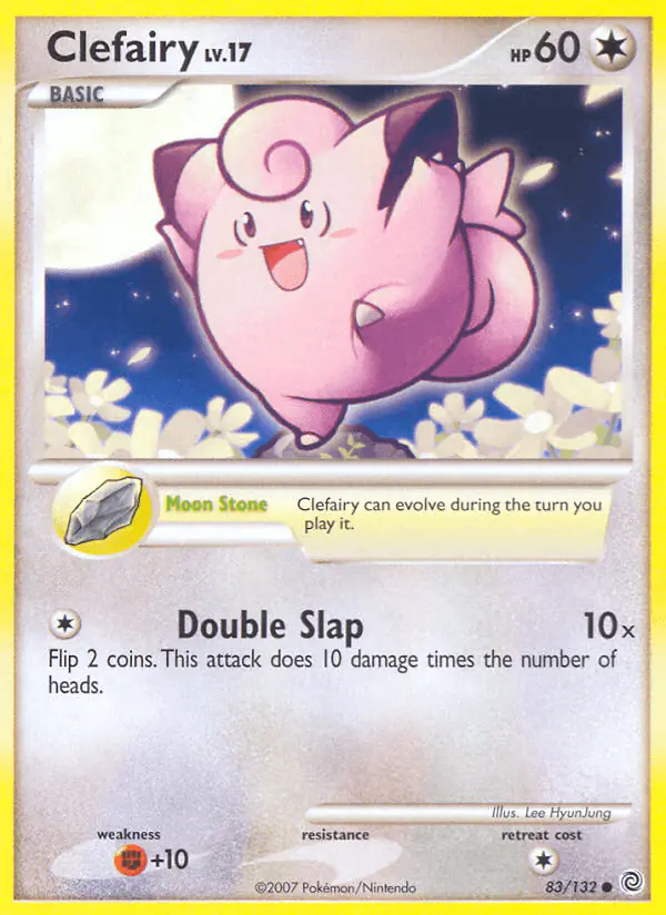 Carta Clefairy 83/132 de Secret Wonders