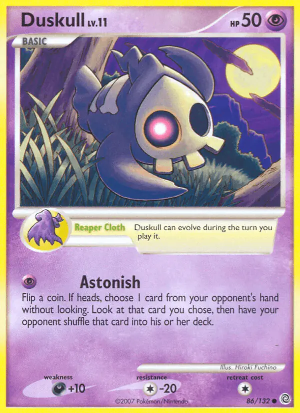 Carta Duskull 86/132 de Secret Wonders