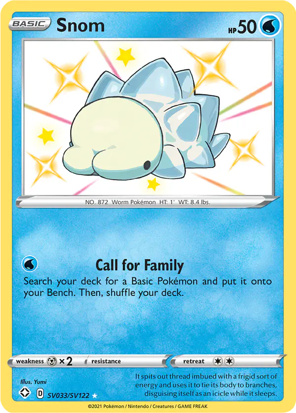 Carta Snom SV033 de Shining Fates Shiny Vault