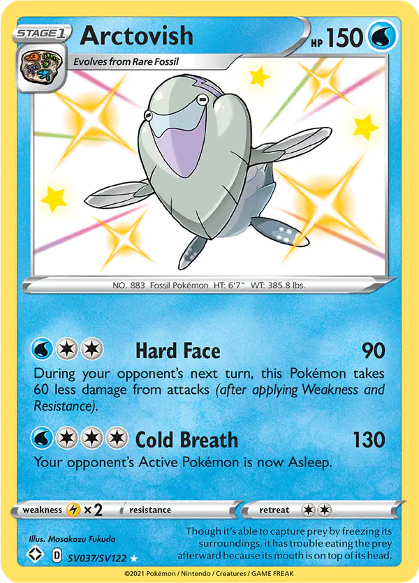 Carta Arctovish SV037 de Shining Fates Shiny Vault