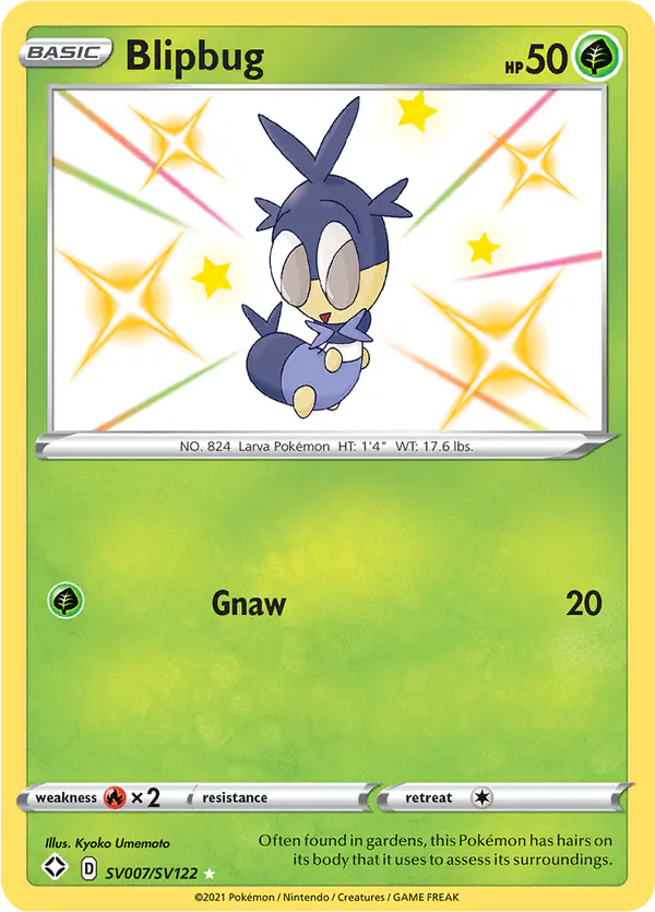 Carta Blipbug SV007 de Shining Fates Shiny Vault