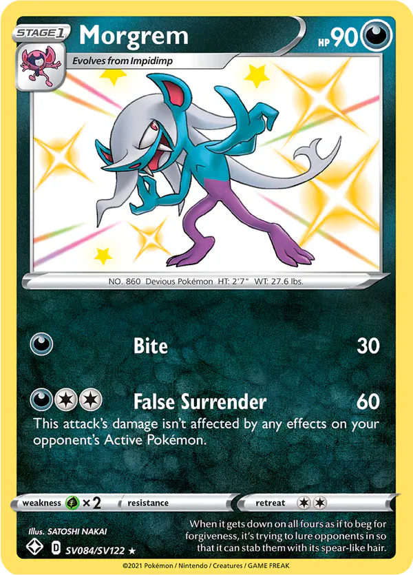Carta Morgrem SV084 de Shining Fates Shiny Vault