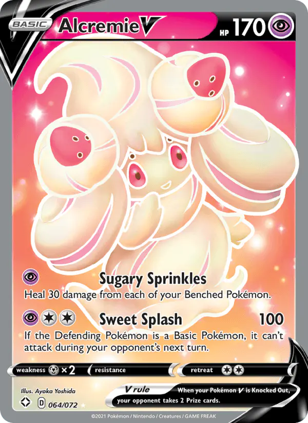 Carta Alcremie V 064/072 de Shining Fates