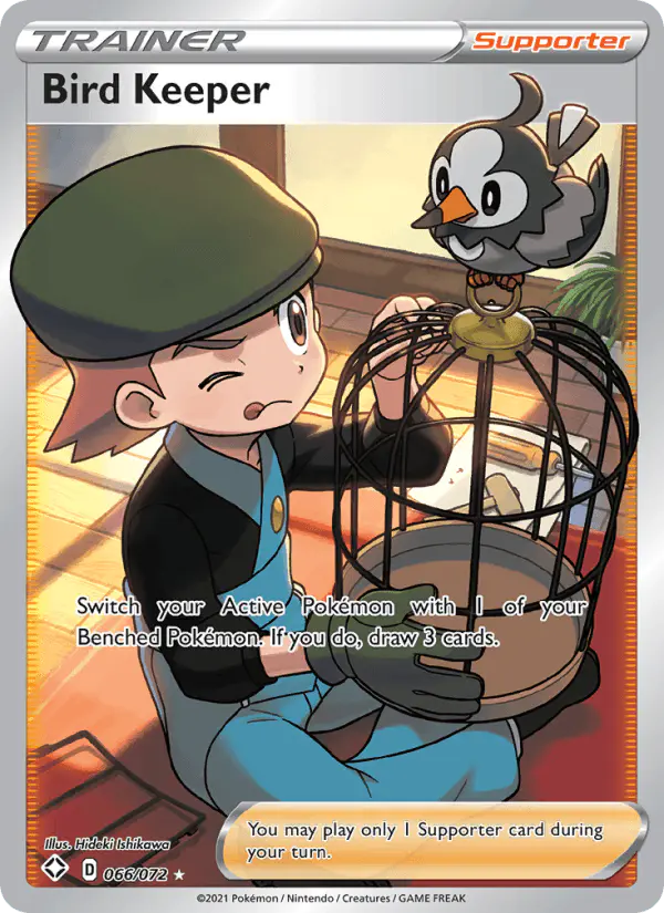 Carta Bird Keeper 066/072 de Shining Fates