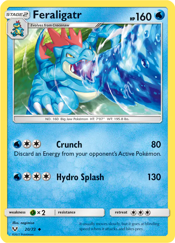 Carta Feraligatr 20/73 de Shining Legends