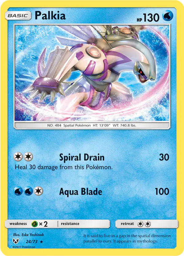 Carta Palkia 24/73 de Shining Legends
