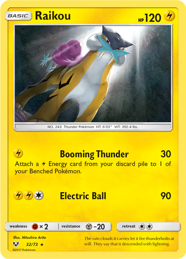 Carta Raikou 32/73 de Shining Legends