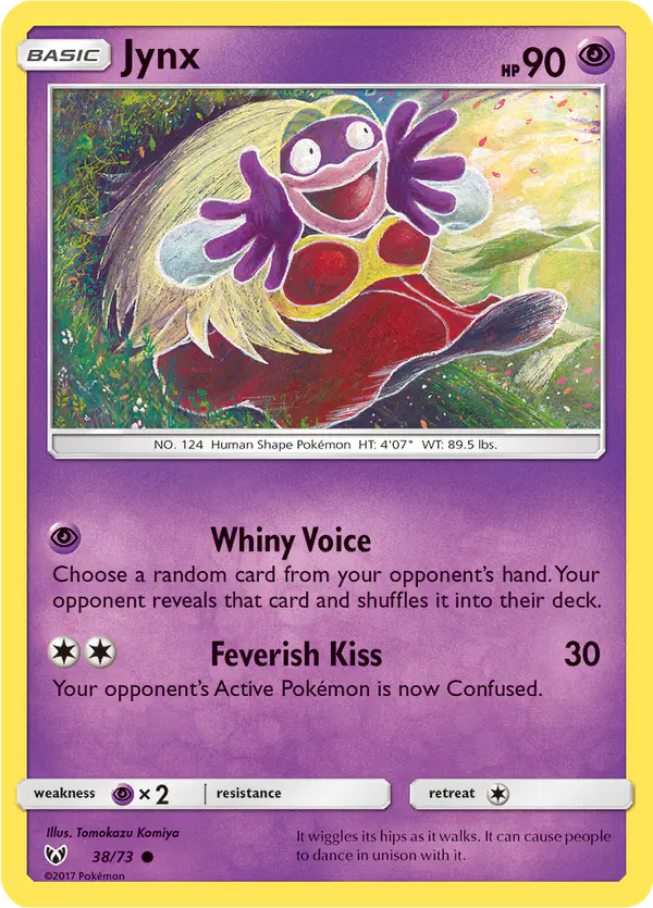 Carta Jynx 38/73 de Shining Legends