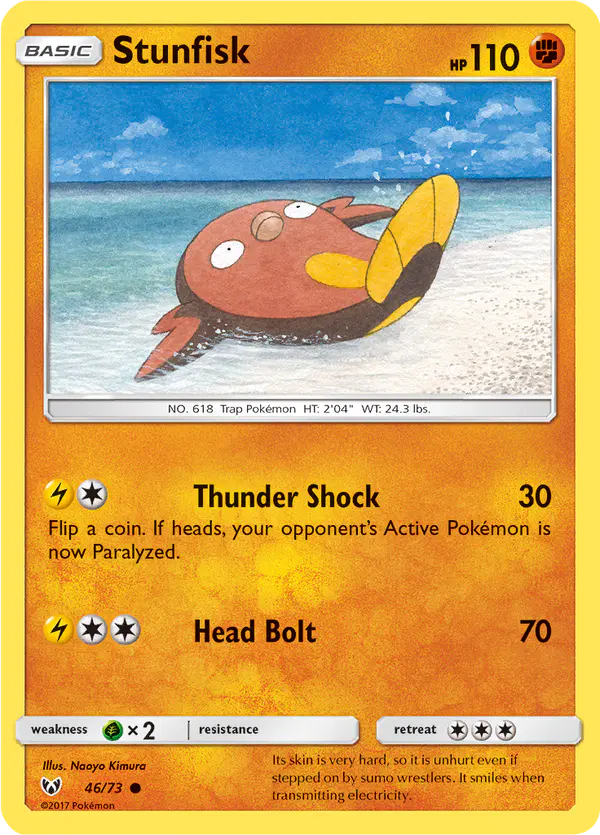 Carta Stunfisk 46/73 de Shining Legends