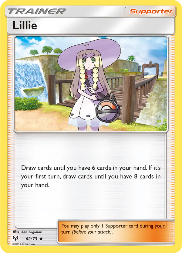 Carta Lillie 62/73 de Shining Legends