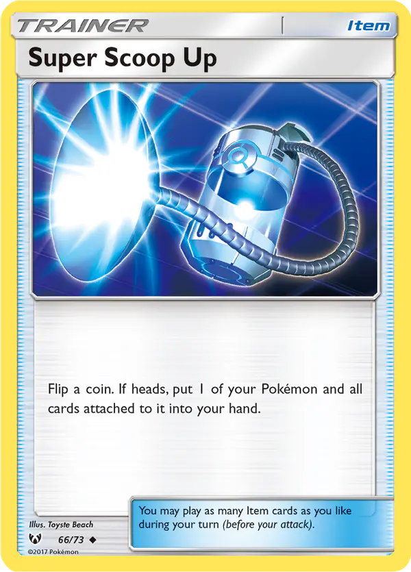 Carta Super Scoop Up 66/73 de Shining Legends