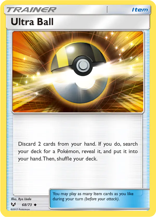 Carta Ultra Ball 68/73 de Shining Legends